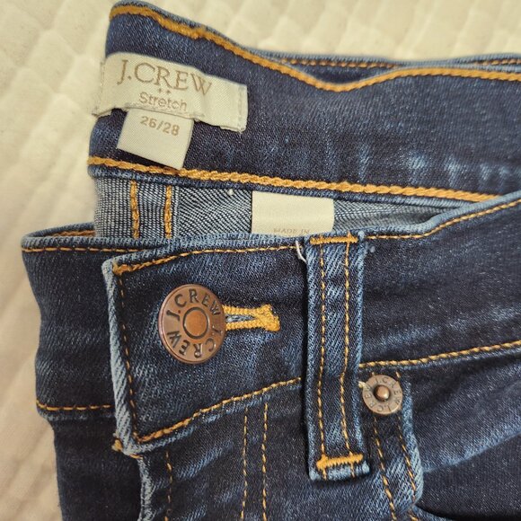 J Crew Stretch Skinny Ankle Jeans 26/28 - Picture 2 of 6